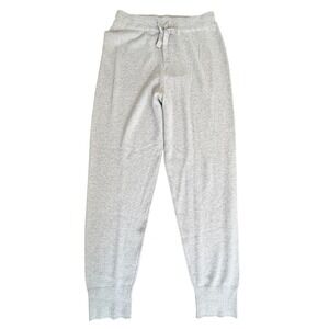 HM‎ Wool Blend Knit Drawstring Jogger Pants Womens Size S Gray Cozy Loungewear